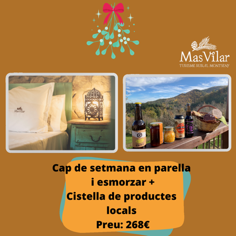 promocio casa rural al Montseny Mas Vilar 2