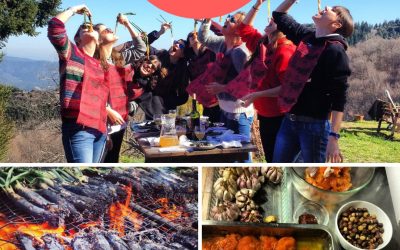 Calçotadas en el Montseny en la casa rural de Mas Vilar